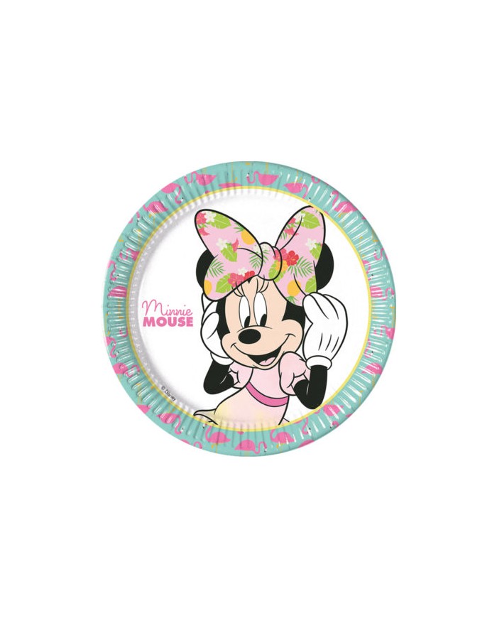 Minnie Tropical - Paper Plates